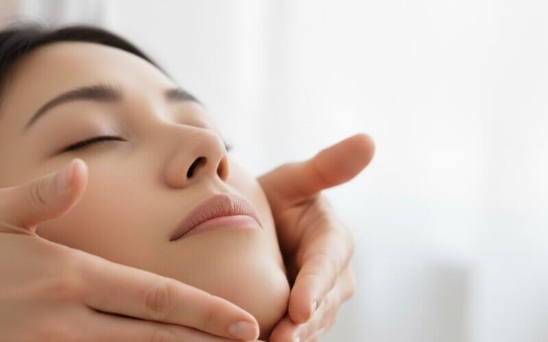 女性専用エステスクールでの実技指導の様子｜フェイシャル編